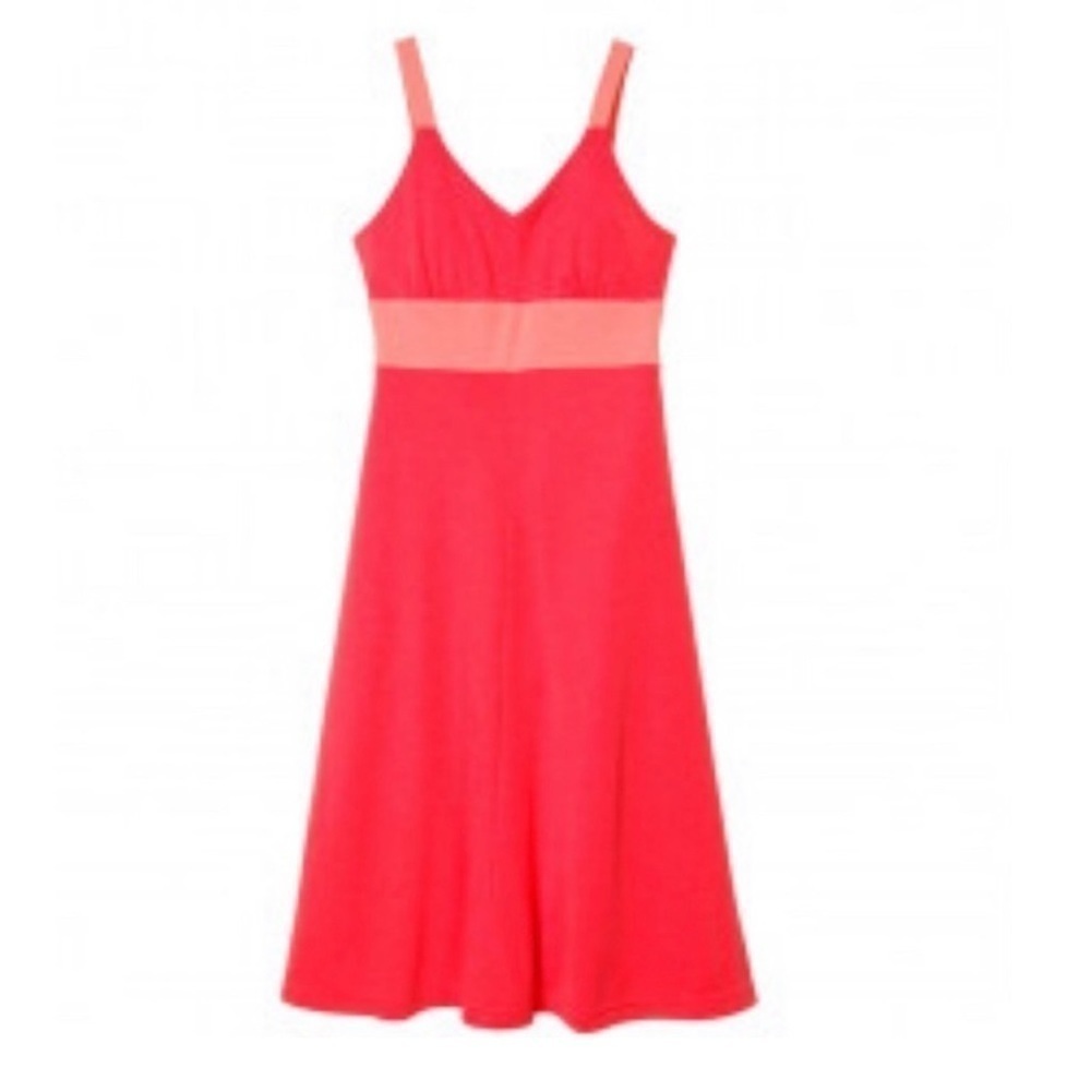 Kuhl Aerosoft Prima Tank Dress Coral/Orange Size Large Outdoor UPF 30